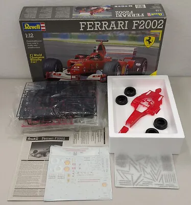 Revell FERRARI F2002 F1 1:12 Scale Model Kit 07493 Schumacher ~ NEW IN OPEN BOX • $334.99