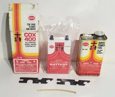 Vintage Cox 400 All Purpose Model Engine Starting Kit ☆ New / Read • $87.99