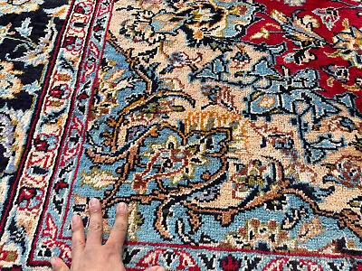 9x12 RED ANTIQUE ORIENTAL RUG Handmade VINTAGE HAND-KNOTTED Big Traditional 9x13 • $1295