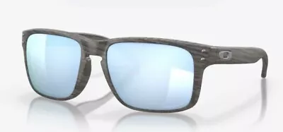 Oakley Holbrook Sunglasses : Woodgrain / Prizm Deep Water Polarized Oo9102-j955 • $130