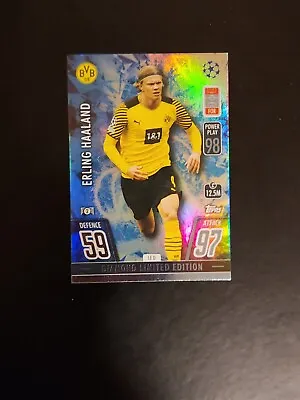 Panini Match Attax Erling Haaland Diamond Limited Edition UEFA Champions League • $5