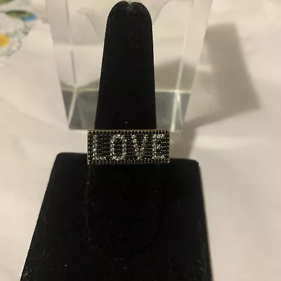 Michael Kors LOVE Statement Ring Gold Over 925 • $14.99