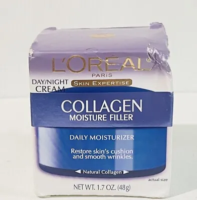 $10.95 • Buy L'Oreal Collagen Moisture Filler Day And Night Cream NEW Damaged Box..
