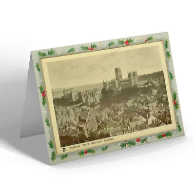 CHRISTMAS CARD Vintage Durham - Durham. From Railway Station • £4.99