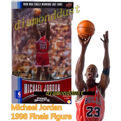 $65.99 • Buy NBA 1998 Finals Winning Last Shot Michael Jordan Pro MJ Figure Basketball Cards