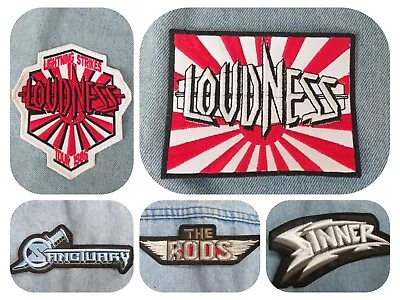 Rods Sanctuary Sinner Loudness Embroidered Patch Heavy Metal Manowar Judas Saxon • $6