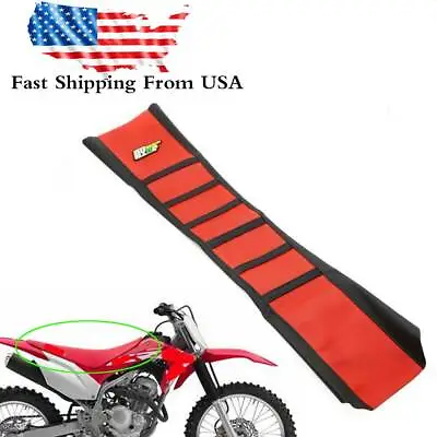 Motorcycle Gripper Soft Seat Cover For Honda CRF250R CRF450R CRF250X CRF450X • $19.99