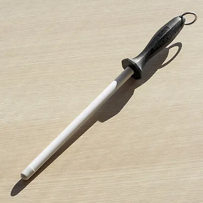 £24.95 • Buy Grunwerg Rockingham Forge 10  Ceramic Corundum Knife Blade Sharpening Steel Rod