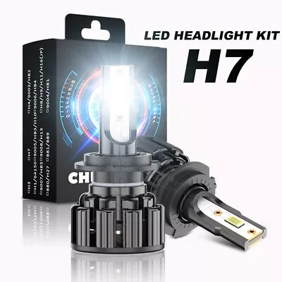 For Honda CBR1000RR CBR600RR 2003-2016 - 2pcs H7 LED Headlight Bulbs 6000K White • $25.99