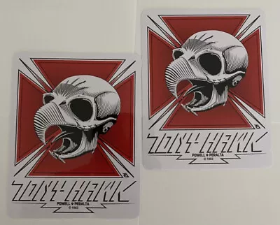 Tony VINTAGE SKATEBOARDING STICKER 1980’s Skateboarding BOGO TONY HAWK White • $6.99