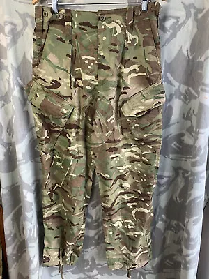 Genuine British Army MTP Camouflaged Warm Weather Combat Trousers - 80/88/104 • £9.99