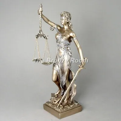 £68 • Buy Roman Lady Justice / Greek Goddess Themis Bronze Statue