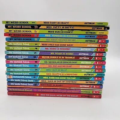 My Weird School Weirder Weirdest Lot Of 21 Chapter Books By Dan Gutman - CB021 • $40