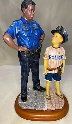 Vanmark Blue Hats Of Bravery  Copycat  1998 Police Figurine Statue 9” - 2/1477 • $16