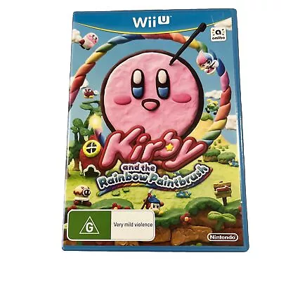 Wii U - Kirby And The Rainbow Paintbrush - Game (Nintendo Wii U PAL) • $45