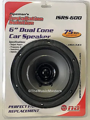 1X ONE 6  Inch Dual Cone Car Stereo Audio SPEAKER Factory OEM Style Replacement • $24.99