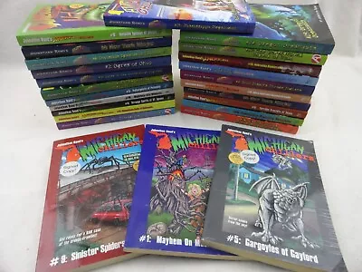 Lot 25 American Michigan Chillers Chapter Books Johnathan Rand Horror Age 9-12 • $69.99