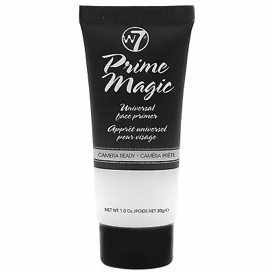 W7 Prime Magic Face Primer - Clear MakeUp Base Transparent Reduces Pores Lines* • £9.95