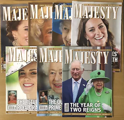 MAJESTY MAGAZINE BUNDLE 7 ISSUESROYAL FAMILY Vol 43 • $6.30