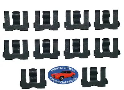 55-80 NOS GM Chevy Side Door Glass Window Channel Run Weatherstrip Clips 10pcs A • $15.95