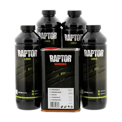 U-POL 4807 Raptor White Spray-On Truck Bed Liner Gallon Kit (Gun Not Included) • $169.99