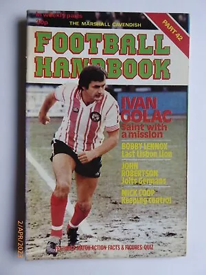 £1.80 • Buy Football Handbook Part 42, Marshall Cavendish, 1979, GC