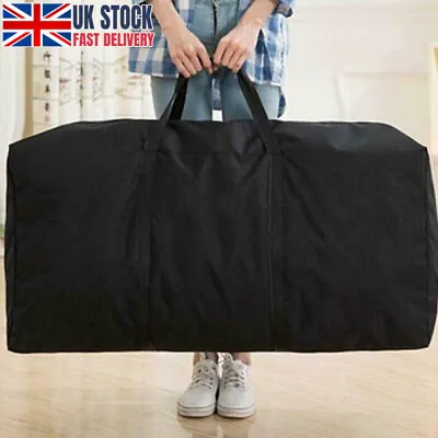 1PC Home Extra Large Storage Bag Waterproof For Outdoor Camping Storage Black • £6.73