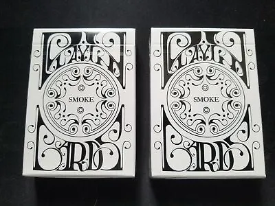 Smoke & Mirror (Smoke-White) Standard Limited Edition Playing Cards By Dan&Dave! • $34.65