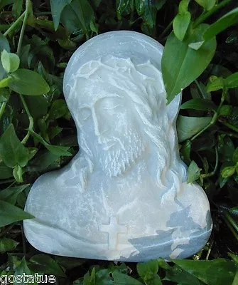 Jesus Mold Plaster Concrete Plastic Mold  8  X 7  X 3/4  Thick • $23