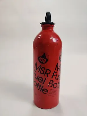 MSR Red Fuel Bottle 22oz Mountain Safety Research For  Camp Stoves Usa Made • $41.80