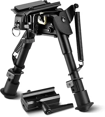 Rifle Bipod 6-9 Inch Extendable Tactical Bipod With 22 Mm Quick Release Picatinn • £25.49
