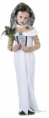 Halloween Zombie Bride Dead Corpse Ghost Fancy Dress Costume Kids 4-6 Years BNIP • £6