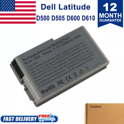 New Battery For Dell Latitude D500 D505 D600 D610 Precision M20 TOP QUALITY • $16.98