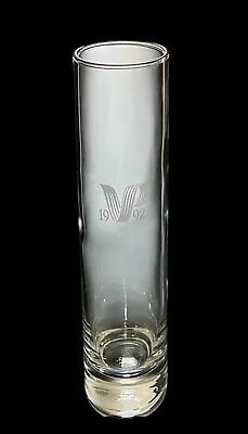 Vintage 1992 St. Louis Veiled Prophet Ball Crystal Glass Bud Vase 7.5  Tall • $39.99