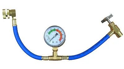 Self-Sealing R134a A/C Can Tap Gauge Hose Recharge AC Conditioning • $16.99