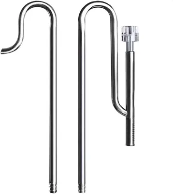 £45.99 • Buy Inflow & Outflow Pipe Set, Metal Lily Pipe Surface-Skimmer, Stainless Steel Infl