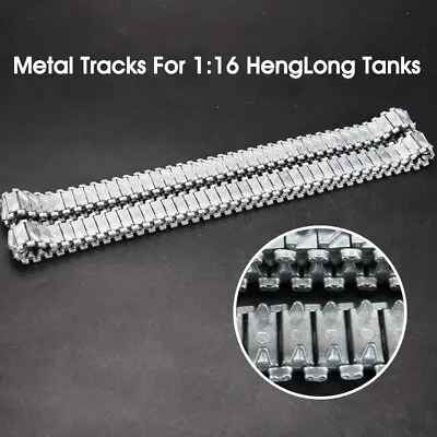 1/16 Heng Long US M1A2 Abrams RC Tank Steel Metal Tracks Driving Wheels Idlers • $163.77
