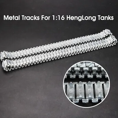 1:16 Heng Long US M4A3 Sherman RC Tank Steel Metal Tracks Idlers Driving Wheels • $152.77