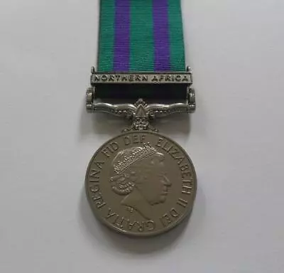 Medals - Campaign Service Medal 2008. With Northern Africa Clasp. - Full Size. • £14.95