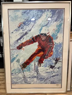 Mark King Large Color Serigraph Downhill Snow Skiing Signed Artist Proof • $747.50