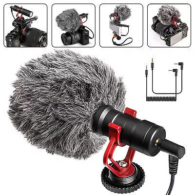 Supercardioid Video Record Microphone For Canon DSLR Camera Smartphone Youtube • $17.48