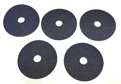 (5) Qty 4-1/2  X 7/8  Arbor Klingspor 60 Grit CS565 Aluminum Zirconia Fiber Disc • $6.29