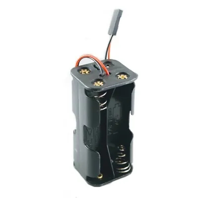6V RC 4 X AA Battery Holder With Futaba Plug For Receiver Cars Heli Planes Boats • $6.95