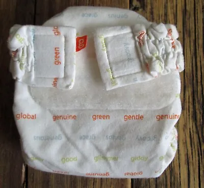 G Diapers Newborn (6-10 Pounds) Reusable Insert & Nylon Lining Hook & Loop READ • $7.99