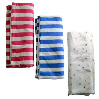 Large 120cm 100% Cotton Breathable Baby Muslin Swaddle Cloth Square Blanket Wrap • £6.99
