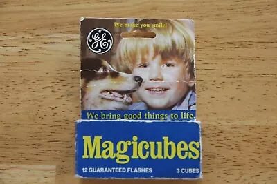 Vintage GE Magicubes 3 Pack Package 1 New Flashcube In Box • $4.99