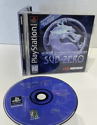 Mortal Kombat Mythologies: Sub Zero - PlayStation 1 PS1 - Complete CIB Reg Card • $47.67