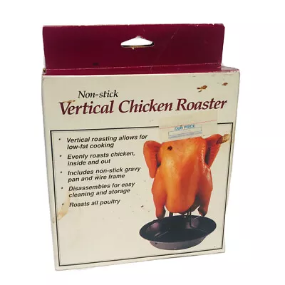 Vertical Non Stick Chicken Roaster By Corning Revere • $5.99