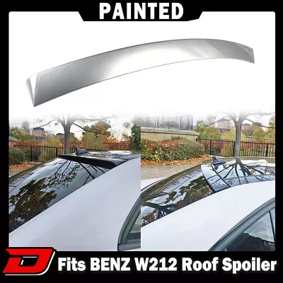 #US Fit For Mercedes BENZ W212 ROOF WING REAR SPOILER PAINTED #775 SILVER • $95