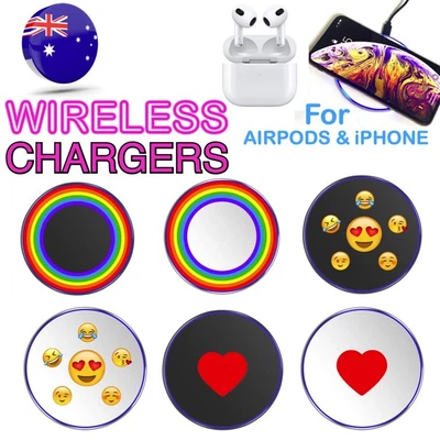 $22.95 • Buy SMART WIRELESS PHONE CHARGER LED For Apple 11 12 13 14 Samsung AIRPODS PRO GEN3